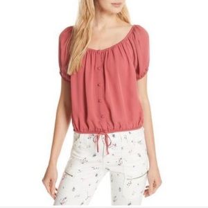 New Joie Blesina Off-the-Shoulder Blouse Size M